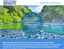 Tablet Screenshot of naturalresourceresults.com